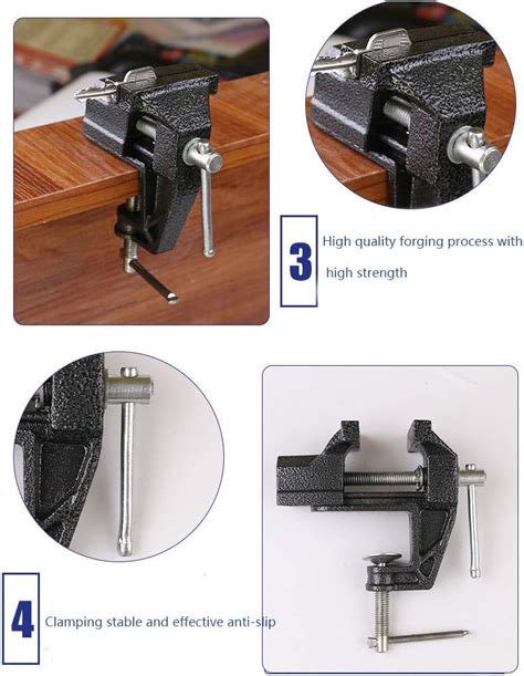 Mini abrazadera de mesa tornillo de banco pequeño nueva fabricación