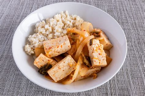 Kimchi Tofu Stir Fry A Legume A Day