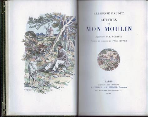 Lettres De Mon Moulin By Daudet Alphonse Leather Bound