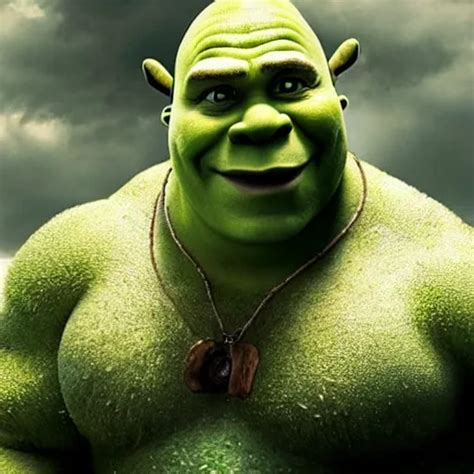 Shrek Played By The Rock Dwayne The Johnson Had To Stable Diffusion