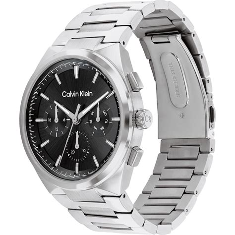 Calvin Klein Men's Black Stainless Steel Bracelet Watch | H.Samuel