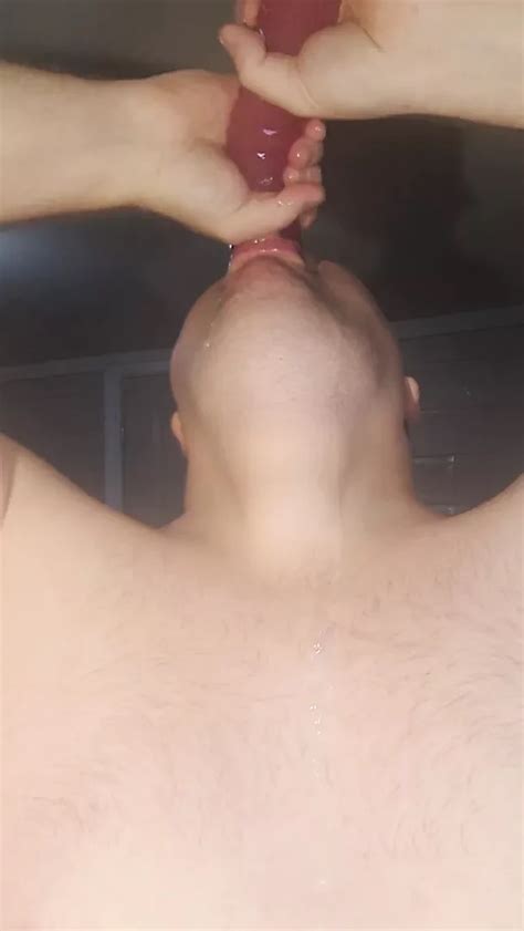 Deepthroat Huge Inch Purple Double Dildo Gay Man Porn Feat Charlieboy XHamster