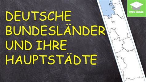 Lernvideo Bundesländer von Deutschland und ihre Hauptstädte