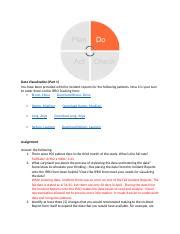 HIMT 430 Lesson 8 Assignment Docx Data Visualization Part 1 You Have