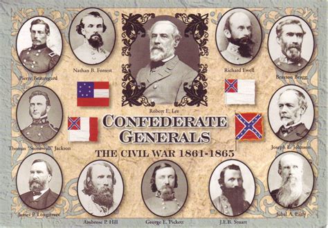 The World in Postcards - Sabine's Blog: Confederate Generals