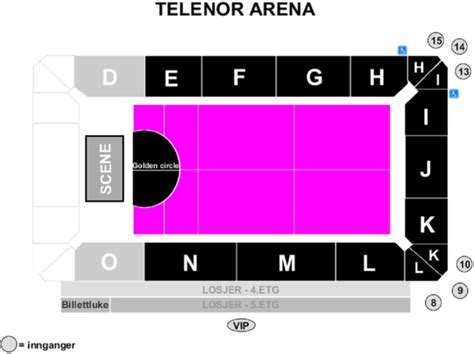 Oslo Spektrum Seating Chart: A Visual Reference of Charts | Chart Master