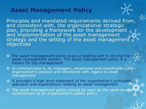 Asset Management Presentation