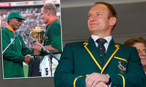 Francois Pienaar Leads Tribute To Nelson Mandela In Johannesburg