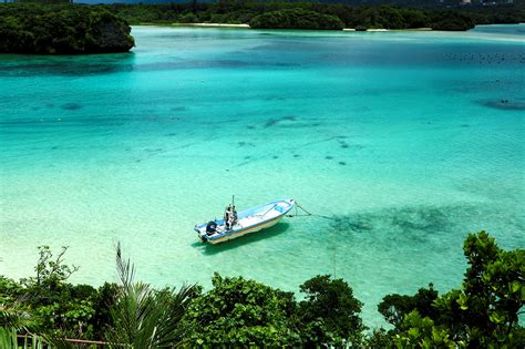 石垣島 川平湾の美しすぎるブルーな海 フリー（無料）写真素材 ダウンロード Blue Green