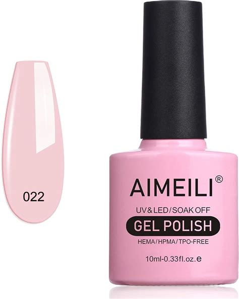 Aimeili Soak Off Uv Led Hema Free Gel Nail Polish Rose Nude