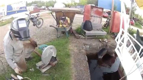 Винтовые сваи самостоятельно, изготовление винтовой сваи - YouTube