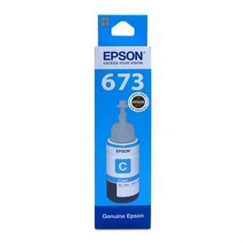 Epson 673 Cyan Printer Ink Packaging Size 70 Ml Model Name Number