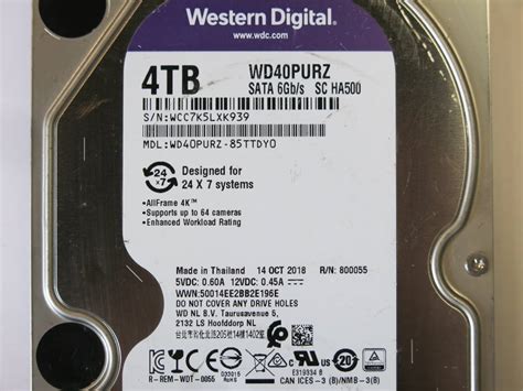 Yahoo Wdc Wd Purz Tb Hdd Sata