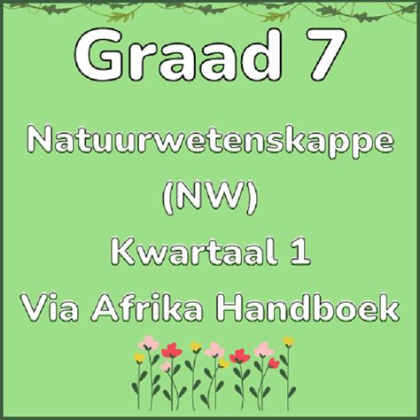 Graad 7 Natuurwetenskappe NW Kwartaal 1 Via Afrika Teacha