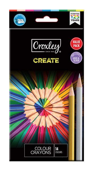 Croxley Create Woodfree Colour Pencils Pack Shop Today Get It