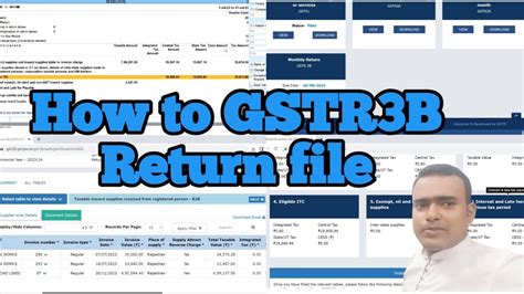 How To Gstr B Return Filling By Creating Json File From Tally And