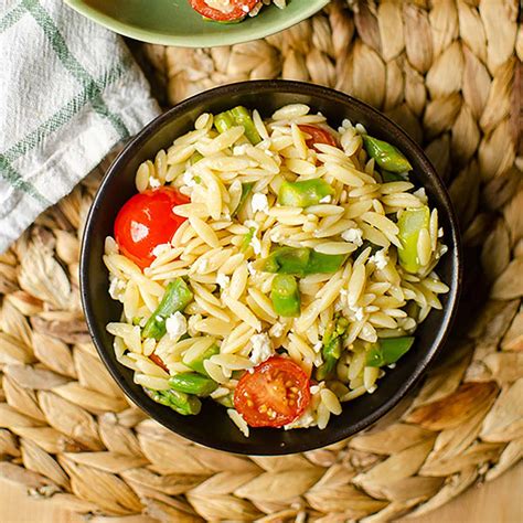 Lemon Orzo Salad With Asparagus Living Lou