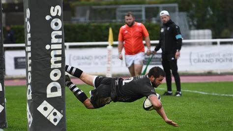 Fédérale 2 M victoire bonifiée pour le Stade Poitevin Rugby