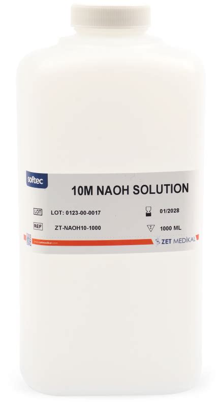 10m Naoh Solution — Zet Biotech Molecular Diagnostic Products Pcr