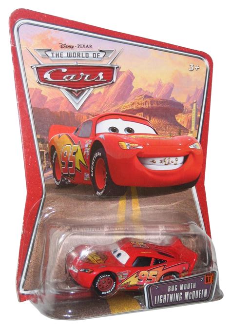 Disney Pixar Cars Movie Lightning McQueen Bug Mouth Die Cast Toy Car ...