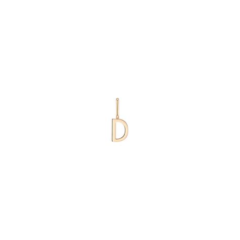 Classic Gold Letter Pendant