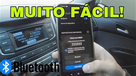 COMO CONECTAR O CELULAR NO BLUETOOTH NO SOM DO HB20 MULTIMIDIA