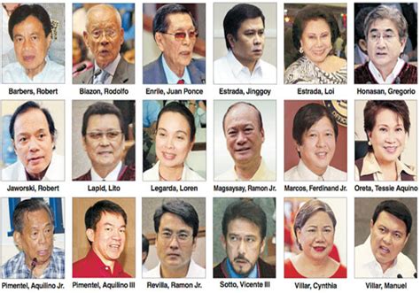 Philippine National Security And Other Issues 18 Senators In Final List