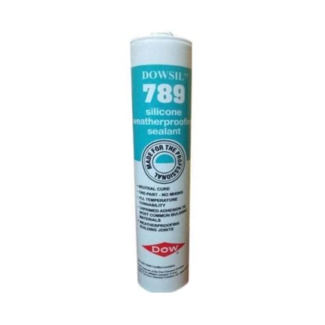 Dowsil 789 Silicone Weather Proofing Sealant Black 300ml