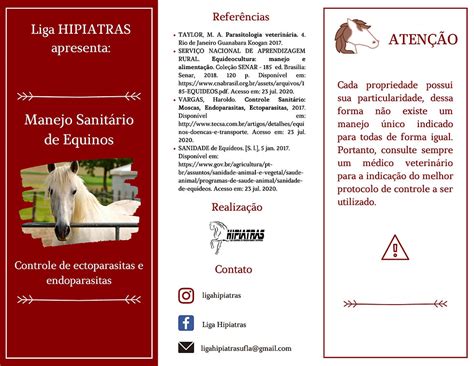 Manejo Sanit Rio De Equinos Controle De Ectoparasitas E Endoparasitas