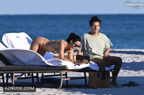 Camila Mendes Stuns In Miami Beach In A Sexy Bikini Shoot AZNude