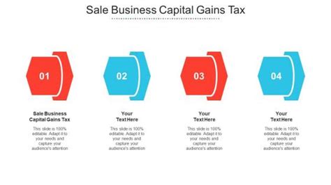 Sale Business Capital Gains Tax PowerPoint Presentation And Slides