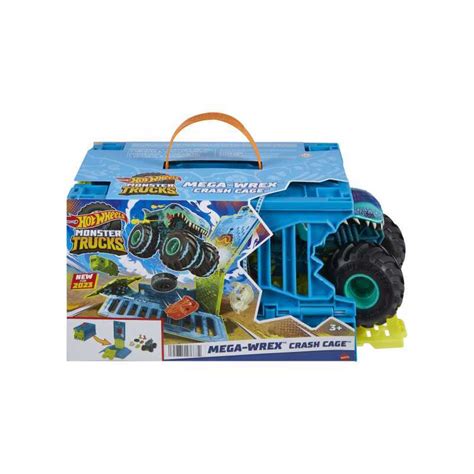 Promo Hot Wheels Monster Trucks 1 24 Mega Wrex Oversized Crash Cage Hnc29 Diskon 20 Di Seller