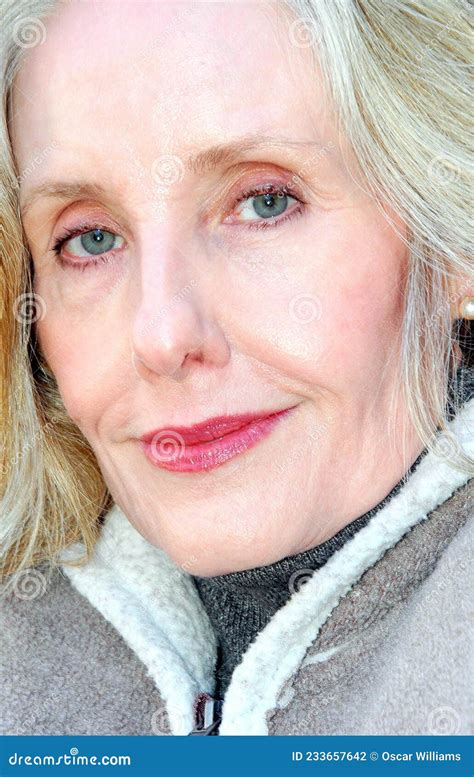 Mature Female Beauty Expressions Stock Photo Image Of Attractive