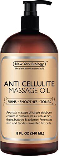 Anti Cellulite Treatment Massage Oil All Natural Ingredients