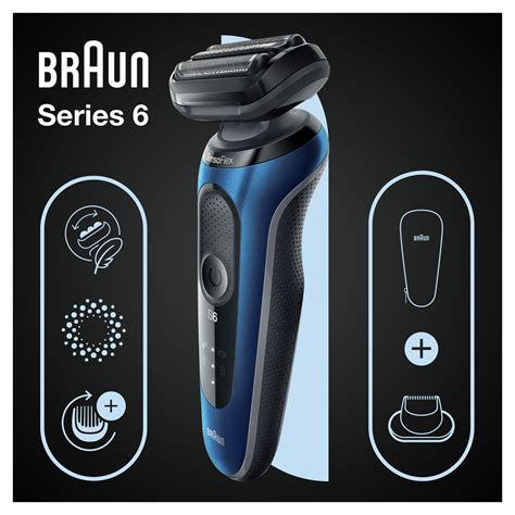 Купить электробритву Braun Series 6 61-B1200s Blue в фирменном магазине ...