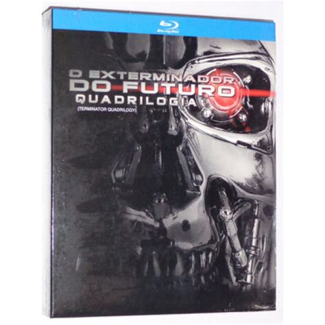 Blu Ray O Exterminador Do Futuro Quadrilogia Completa