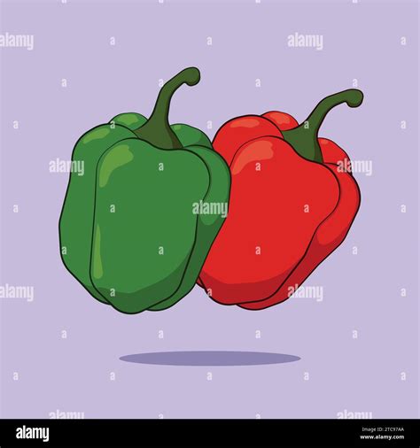 Bell Pepper Outline Hi Res Stock Photography And Images Alamy