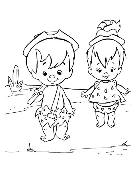 The Flintstones Coloring Pages Ideas Coloring Pages Flintstones Sexiz Pix