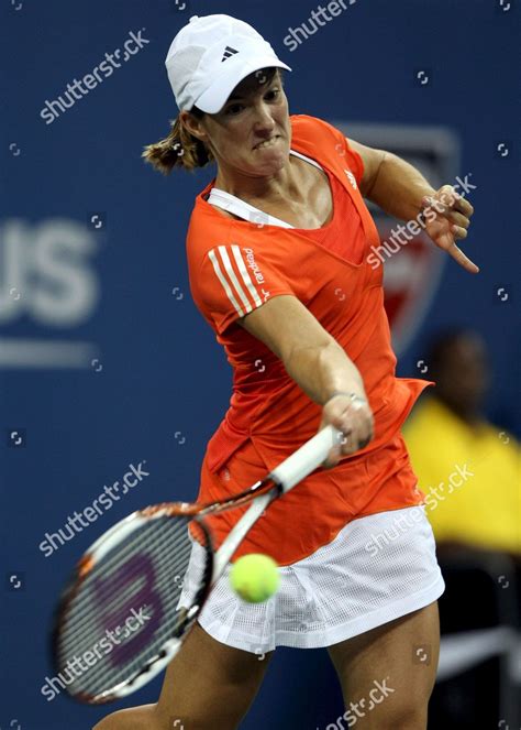 Justine Henin Belgium Hits Forehand Return Editorial Stock Photo