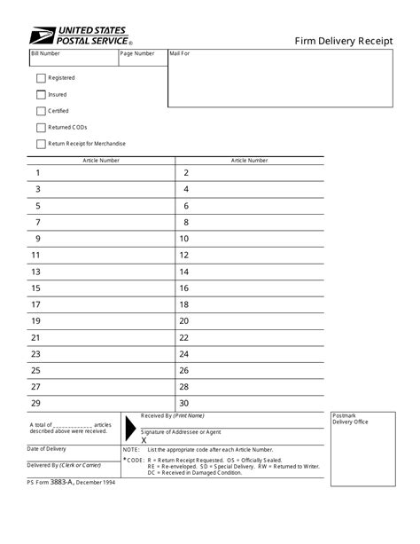 Ps Form 3883 A Fill Out Sign Online And Download Printable Pdf