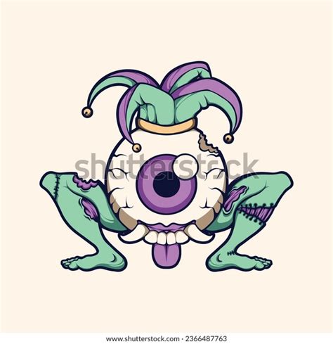 Character Eye Clown Vector Art Stock Vector (Royalty Free) 2366487763 ...