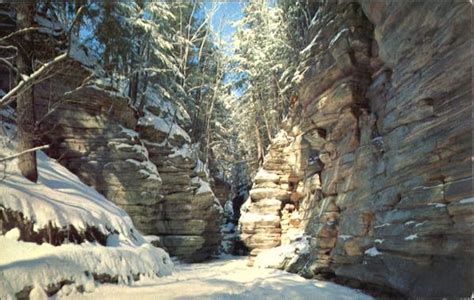 Winter At Lost Canyon Scenic, WI