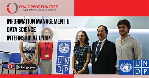 Information Management And Data Science Internship At Undp Oya