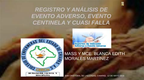 REGISTRO Y ANÁLISIS DE EVENTOS CENTINELA EVENTOS ADVERSOS Y by Blanca