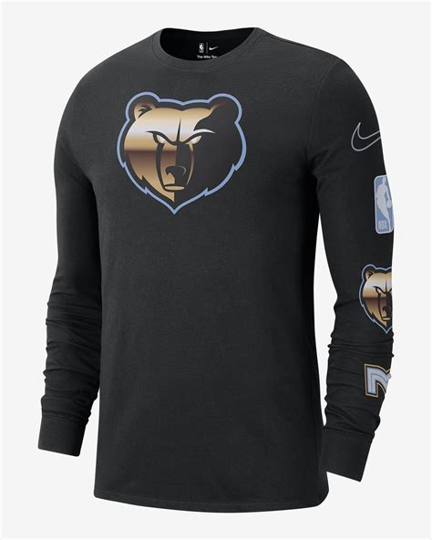 Memphis Grizzlies City Edition Mens Nike Nba Long Sleeve T Shirt