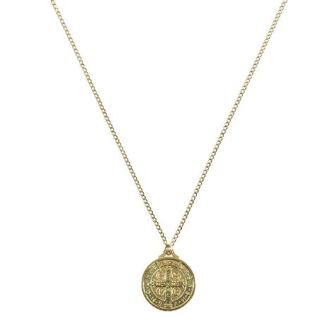 Coin Medallion Necklace Gold Coin Necklace Gold Medallion - Etsy