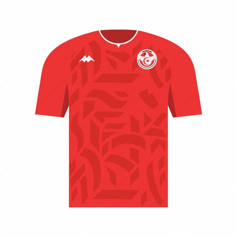 Tunisia, soccer, football, jersey, shirt, world cup, qatar icon ...