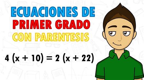 Ecuaciones De Primer Grado Con Par Ntesis Super F Cil Para