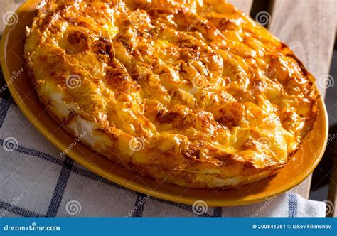 Banitsa A Traditional Bulgarian Or Balkan Filo Pastry Pie Stuffed With