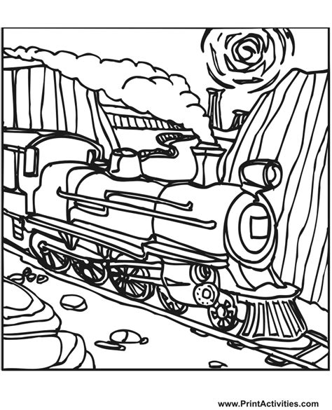 Steamroller Coloring Page Coloring Pages